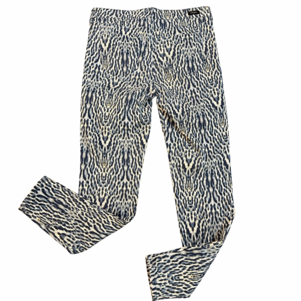 Liverpool Los Angeles Indigo Coast Leopard Print Ankle Jeans – Size 8 - Picture 2 of 9